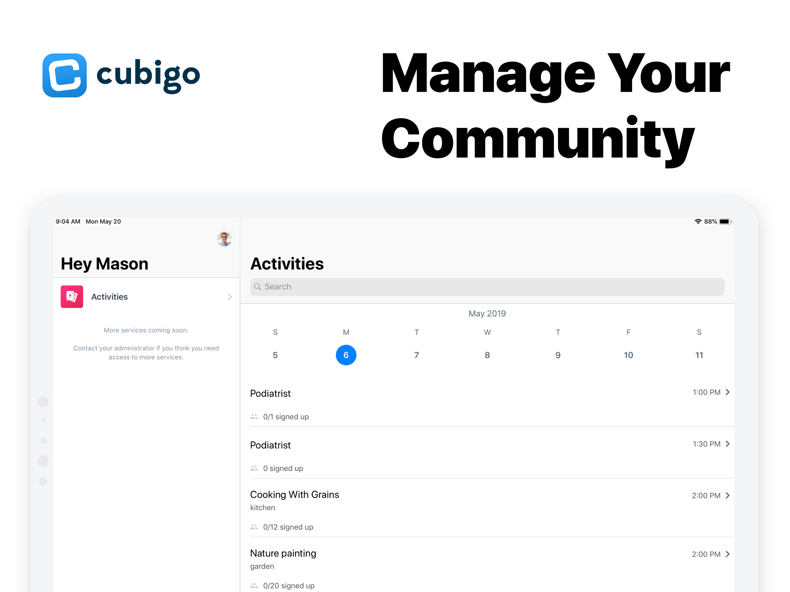 Cubigo Staff
