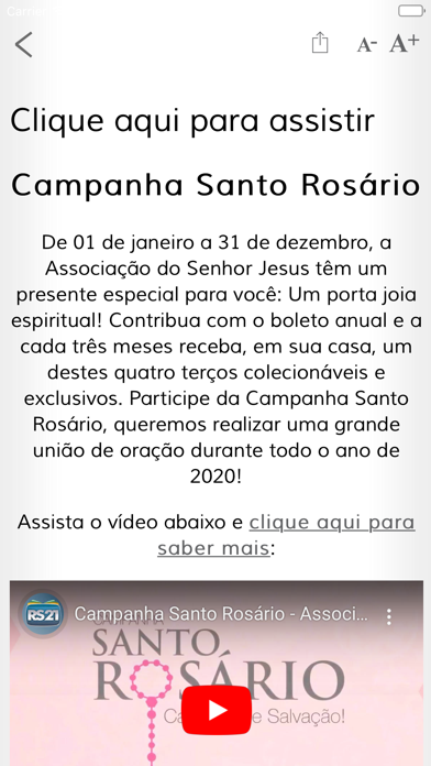 Santo Rosário ASJ Screenshot