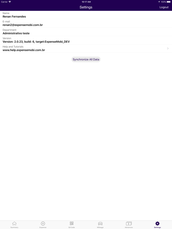 Expense Mobi iPad screenshot 7 - Finance app