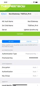 TheGreenBow VPN Client screenshot #2 for iPhone