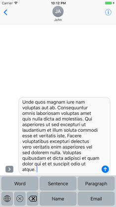 Lorem Ipsum Generator Keyboard screenshot 2