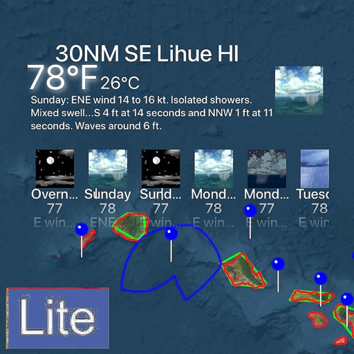 Instant Marine Forecast Lite icon