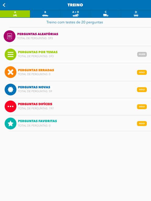 Testes de Código Oficiais IMT iPad screenshot 4 - Education app