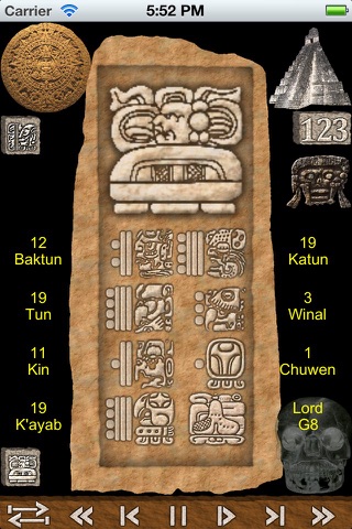 Maya Stone Calendar screenshot 2