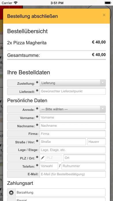 Amigo Pizza Vaterstetten Screenshot