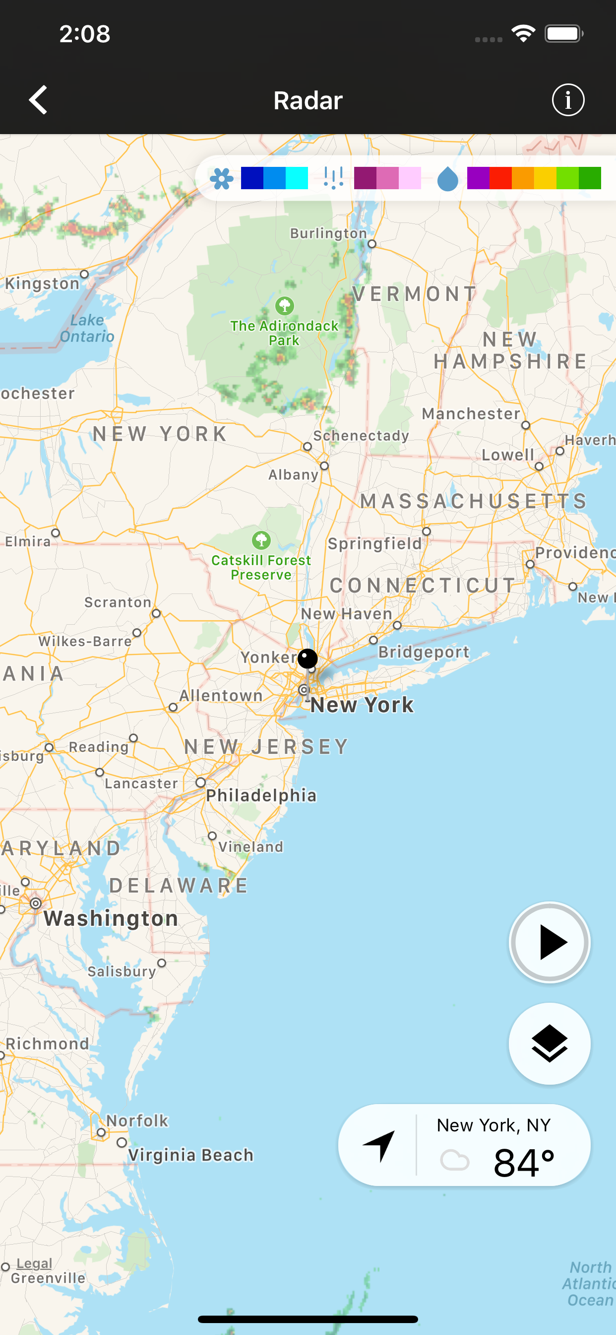 myWeather - Live Local Weather screenshot 3