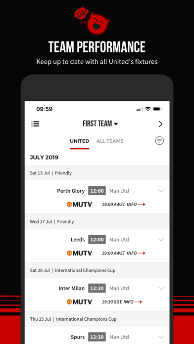 Manchester United Official App Screenshot 4