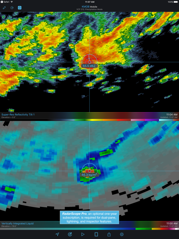 RadarScope screenshot