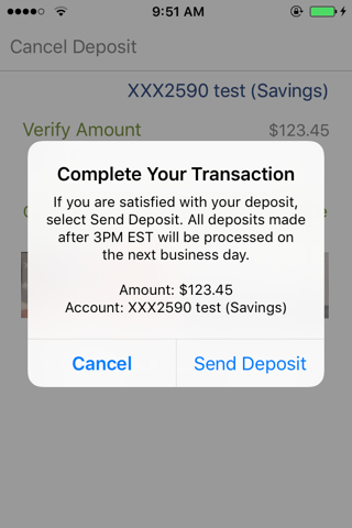 FAMU FCU Mobile Deposit screenshot 4