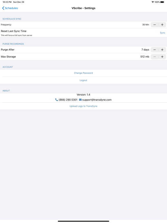 vScribe iPad screenshot 4 - Medical app