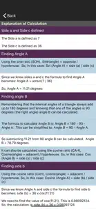 Angles Calculator screenshot #3 for iPhone