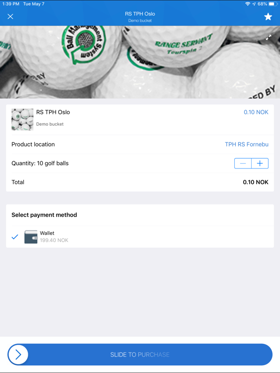 eeZee PAY iPad screenshot