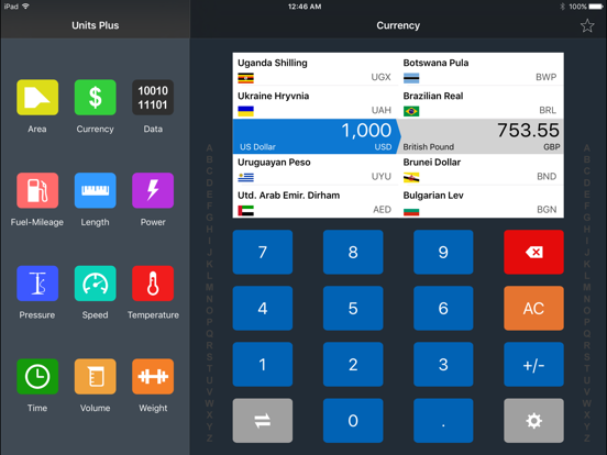 Screenshot #4 pour Unit Converter - Best Unit App