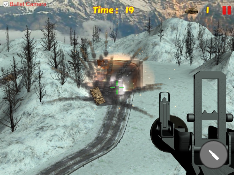 Tanque tiro sniper jogo screenshot 5