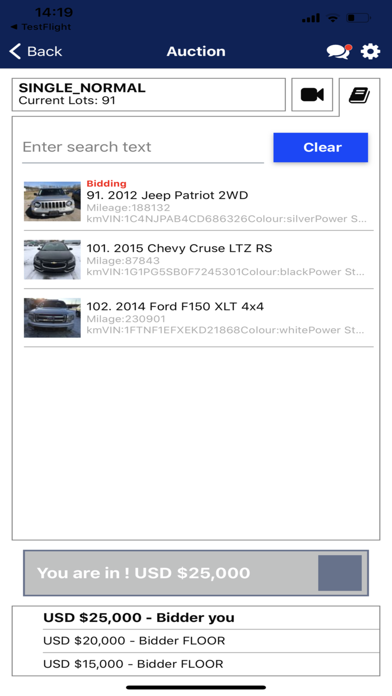 Barrie Auto Auction Live Screenshot