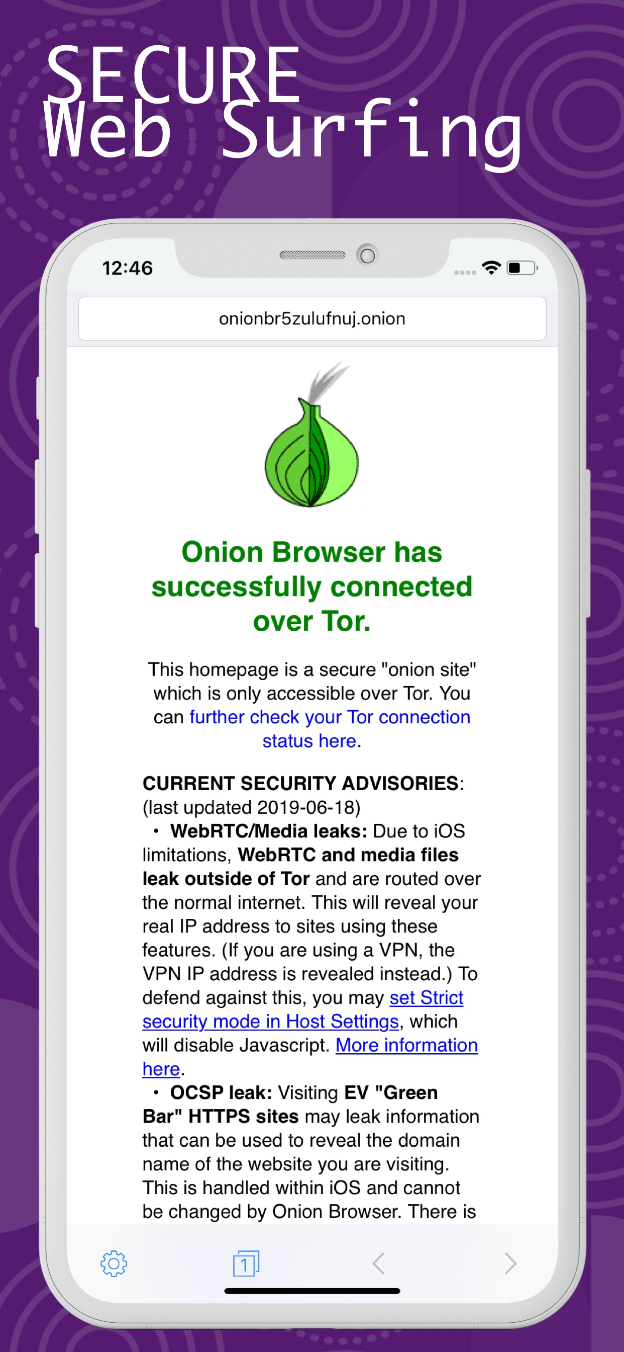 Secure Anonymous Browser
