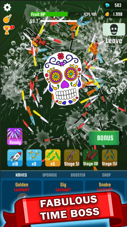 #7. Idle Knife: Slash The Fruits (iOS) Podle: vmoga