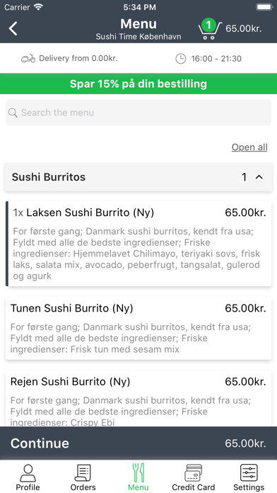 Screenshot #2 pour Sushi Time København