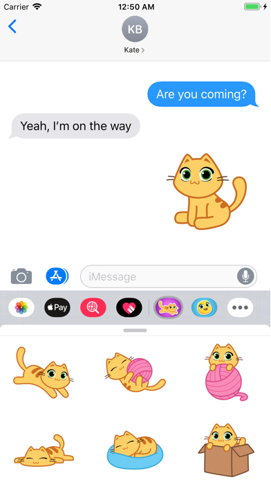 Michi Kitty- Cute Cat Stickers screenshot 2