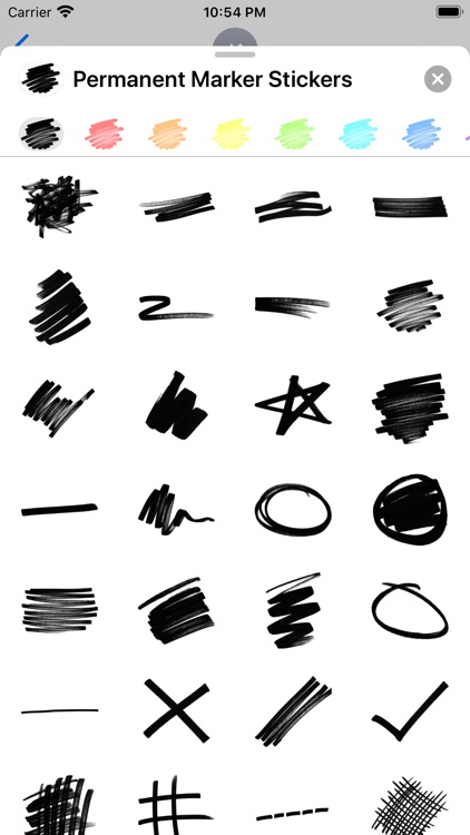 Permanent Marker Stickers