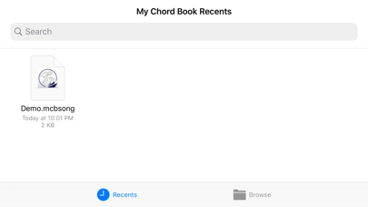 Screenshot #2 pour My Chord Book