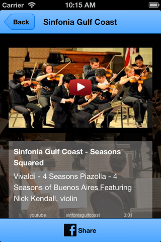 Sinfonia Gulf Coast screenshot 4