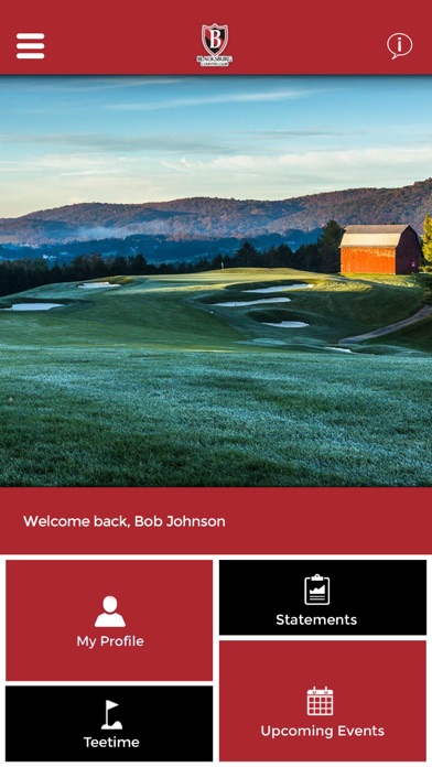 Blacksburg Country Club. Screenshot