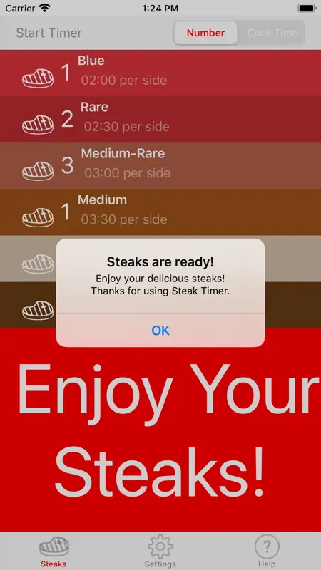 Steak Timer Pro screenshot 8 of 8
