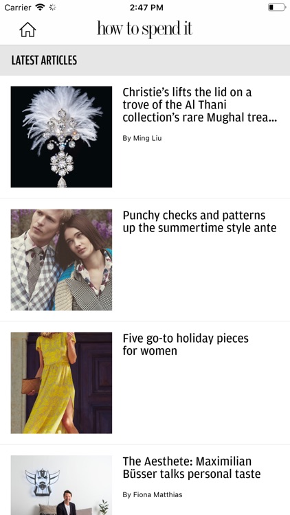 How To Spend It Magazine