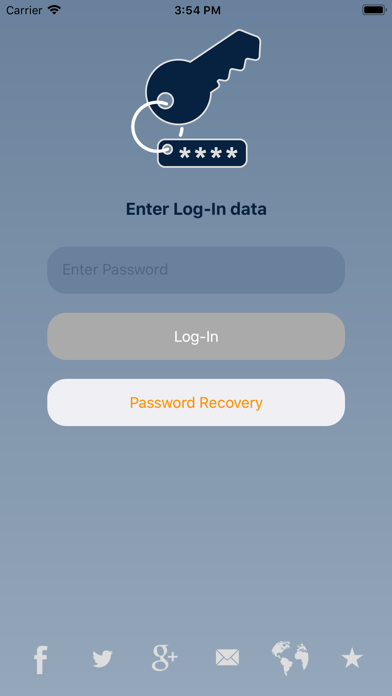 Screenshot #3 pour My Password - Porte Clés