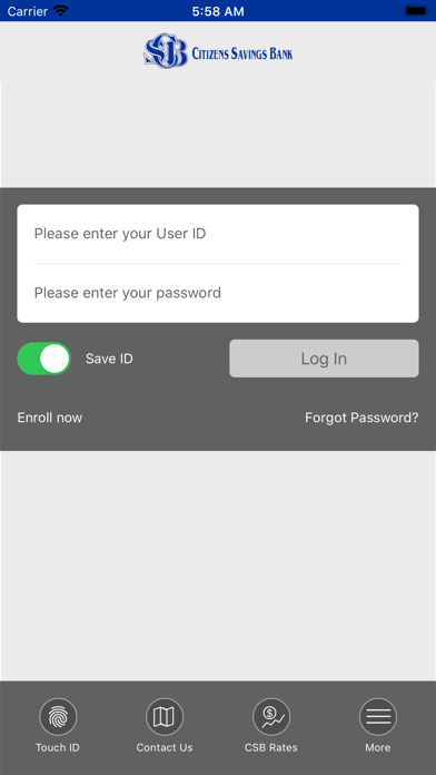 Citizens Savings Bank IA Screenshot