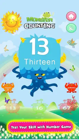 Game screenshot Monster Math Counting App Kids hack