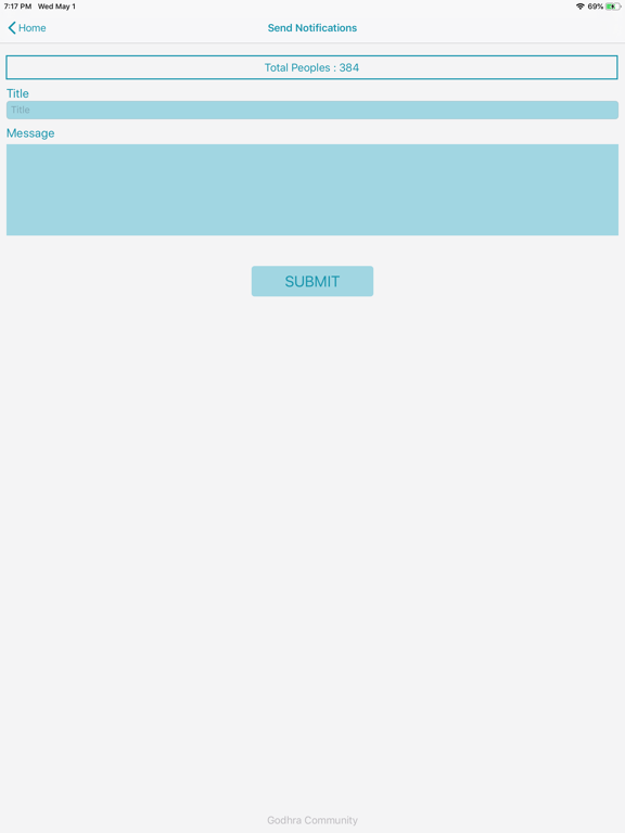 Godhra Community iPad screenshot 4 - Social Networking app