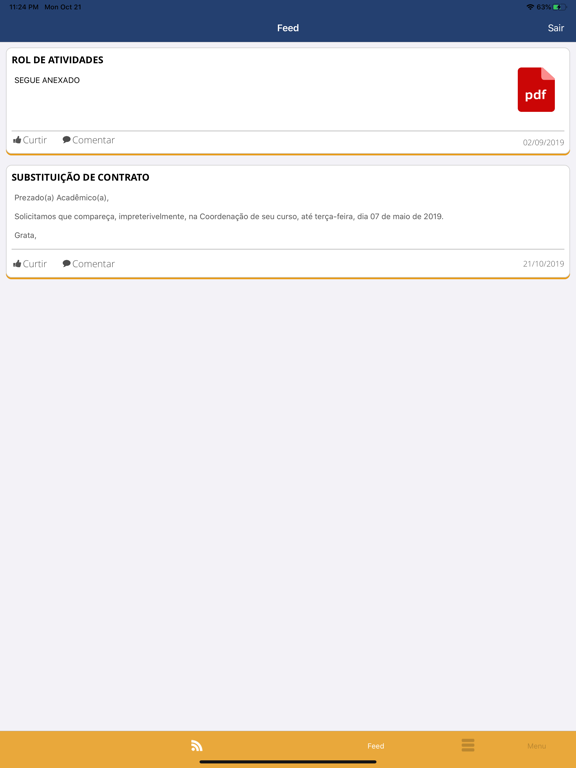 Screenshot #5 pour Aluno Unisulma