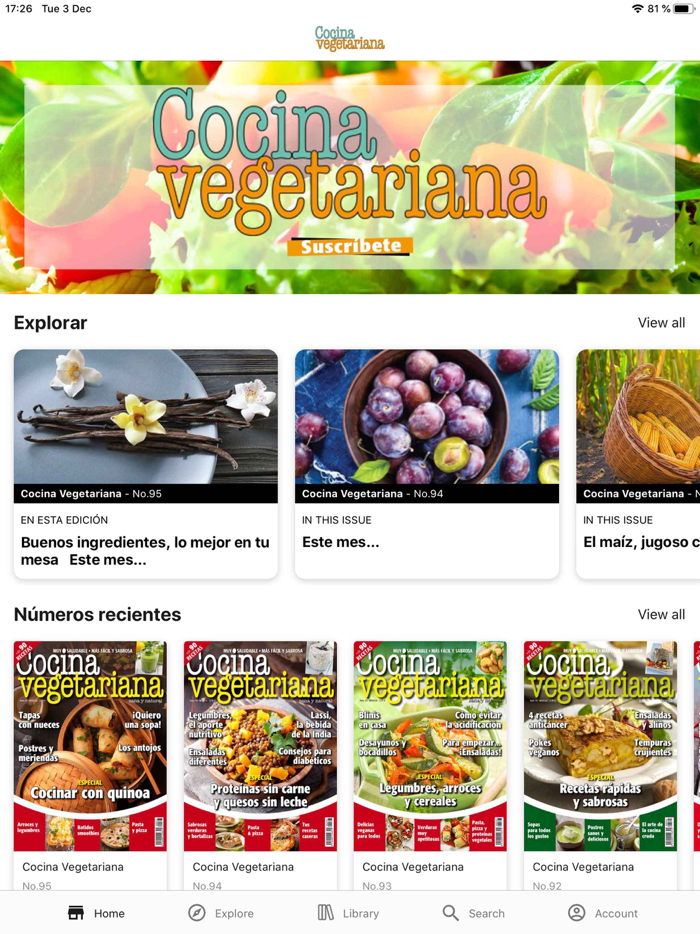 Cocina Vegetariana