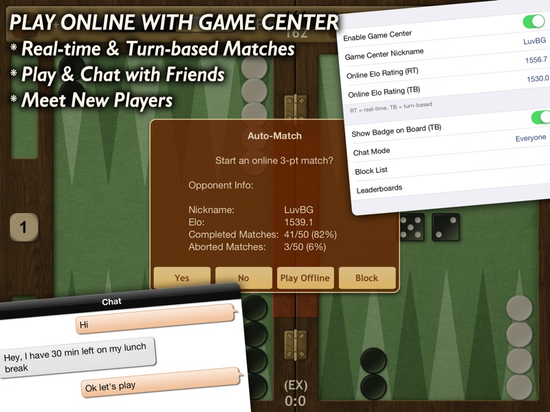 Backgammon NJ HD screenshot 8