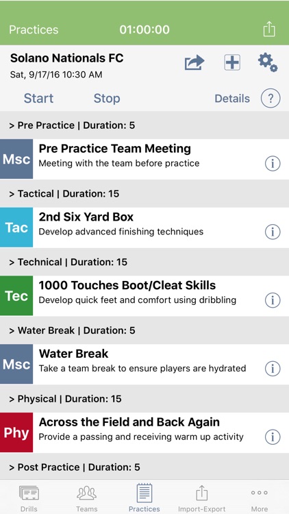 Practice Planner - Soccer