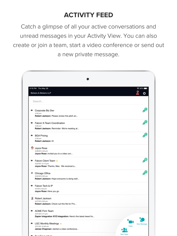 Workstorm iPad screenshot 1 - Business app