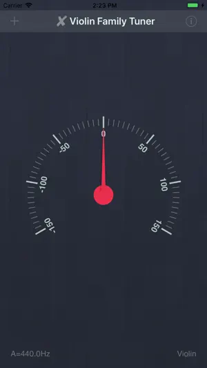 X Violin Family Tuner screenshot 3
