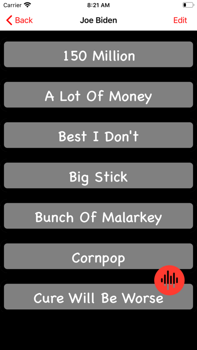 Gaffe: Political Soundboard Screenshot