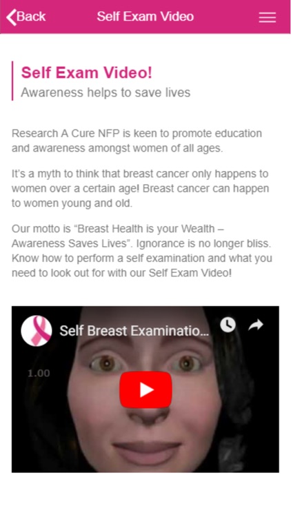 Breast Aware - Research a Cure screenshot-3