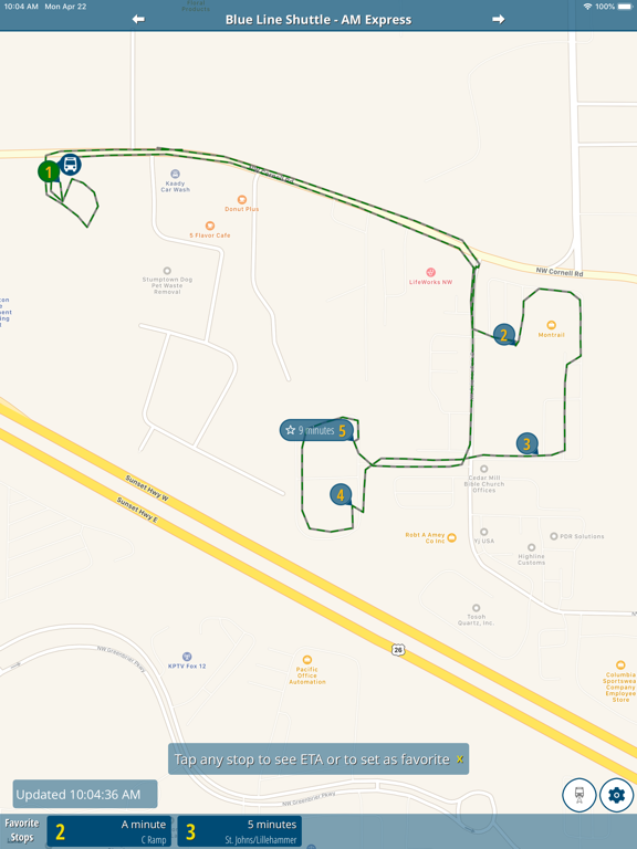 BusWhere for Columbia