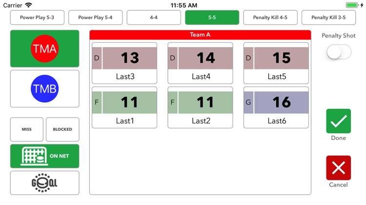 iTrackLacrosse -Lacrosse Stats screenshot-4