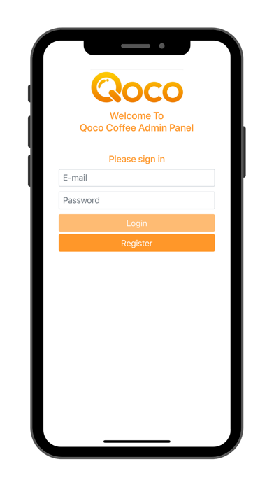Screenshot #1 pour QOCO Cafe Admin & Sign Up