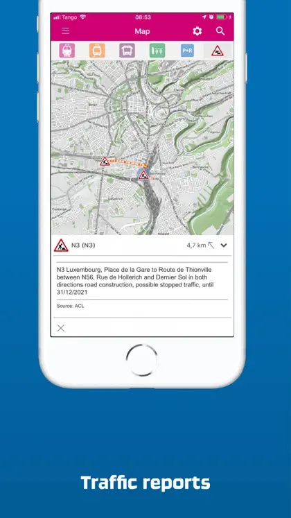 Screenshot 4 von 5 zu Mobiliteit.lu