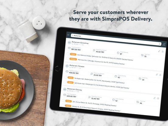 SIMPRA POS - Cloud Based RMS iPad screenshot 4 - Food & Drink app