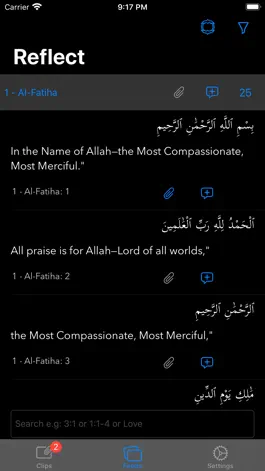 Game screenshot QuranReflect apk