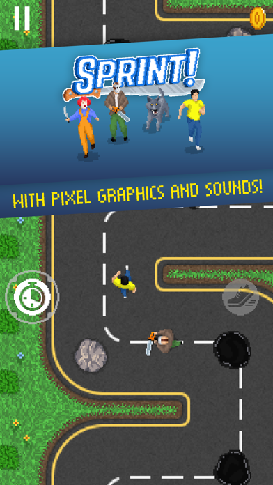 Sprint! - Pixel Running Game screenshot 2