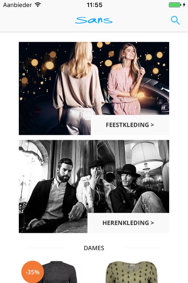 Sans-online.nl Merkkleding