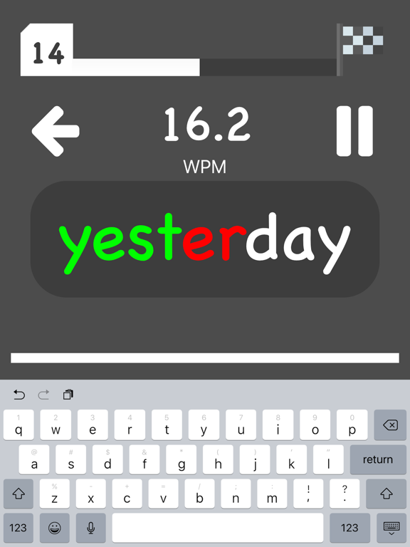 Type Flash - typing game iPad screenshot 5 - Education app